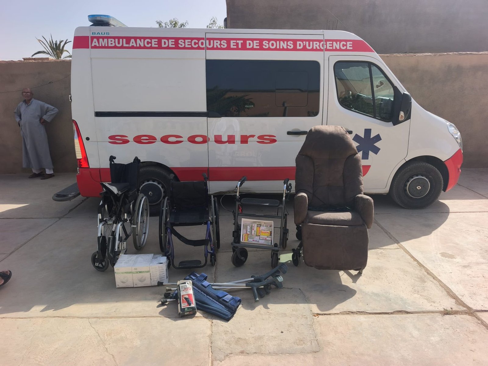 Ambulance de l’Association AHARTE