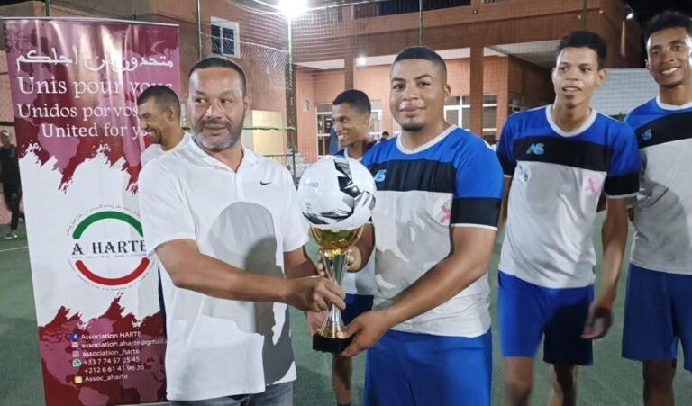 Tournoi de football organisé par AHARTE en 2023